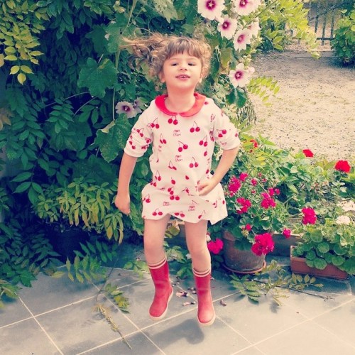 robe cerise mon chéri mini rodini