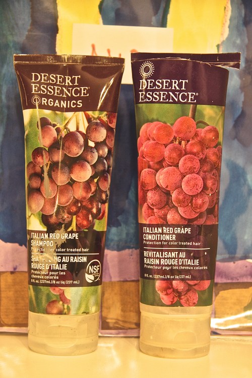 shampoing et revitalisant au raisin rouge d'Italie Desert Essence 